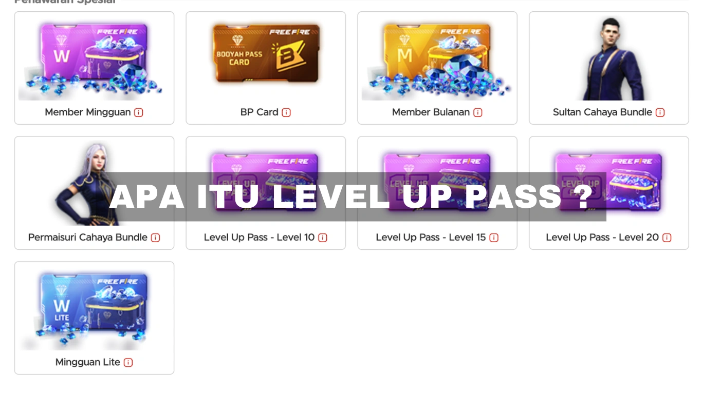 Apa itu Level Up Pass Free Fire? Bongkar Semua Fitur, Manfaat, dan Strategi Buat Naikin Level!
