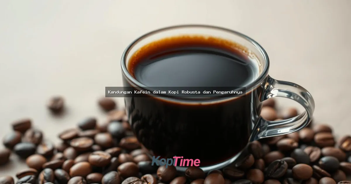 Kandungan Kafein dalam Kopi Robusta dan Pengaruhnya