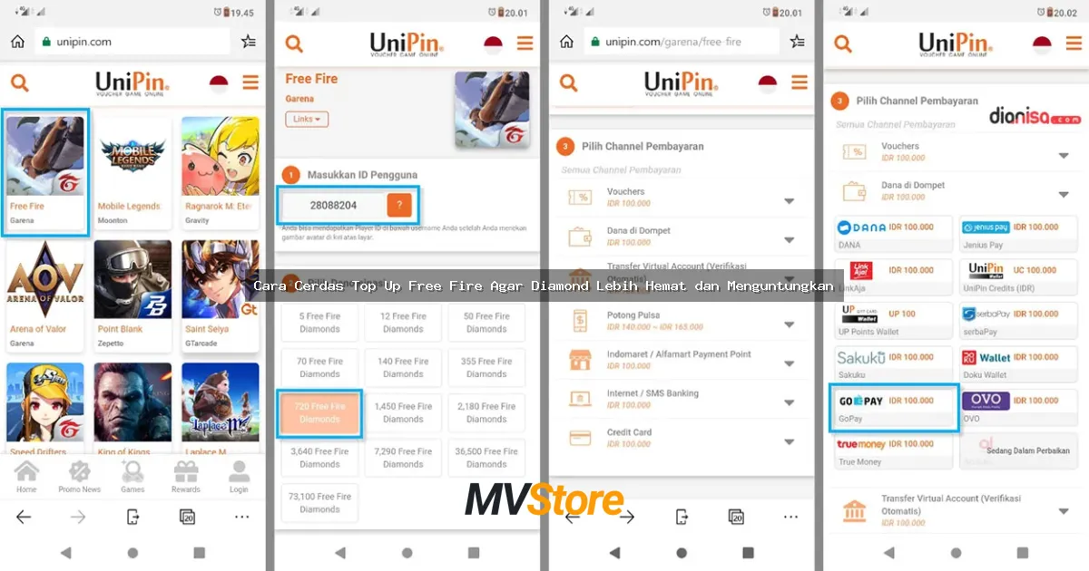 Cara Cerdas Top Up Free Fire Agar Diamond Lebih Hemat dan Menguntungkan