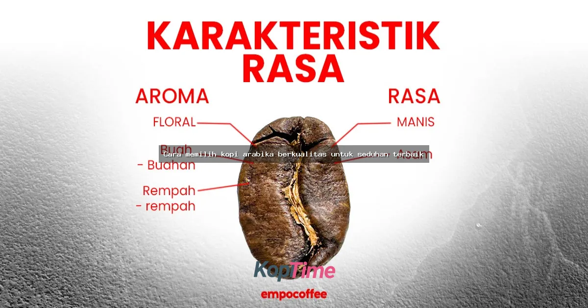 Cara memilih kopi arabika berkualitas untuk seduhan terbaik