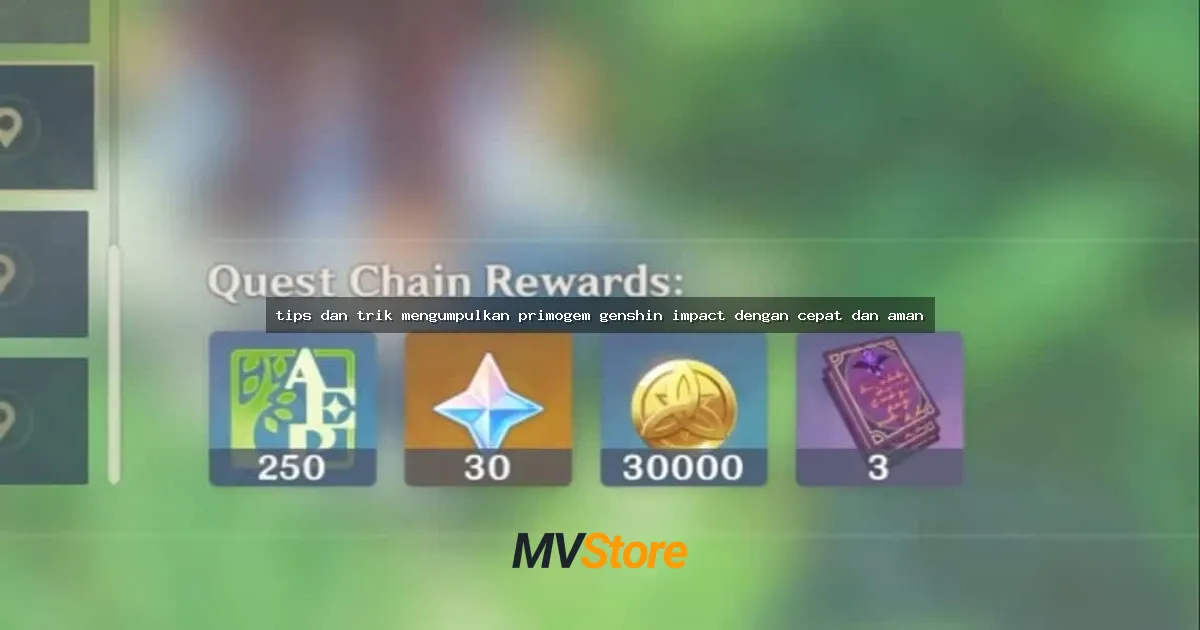 tips dan trik mengumpulkan primogem genshin impact dengan cepat dan aman