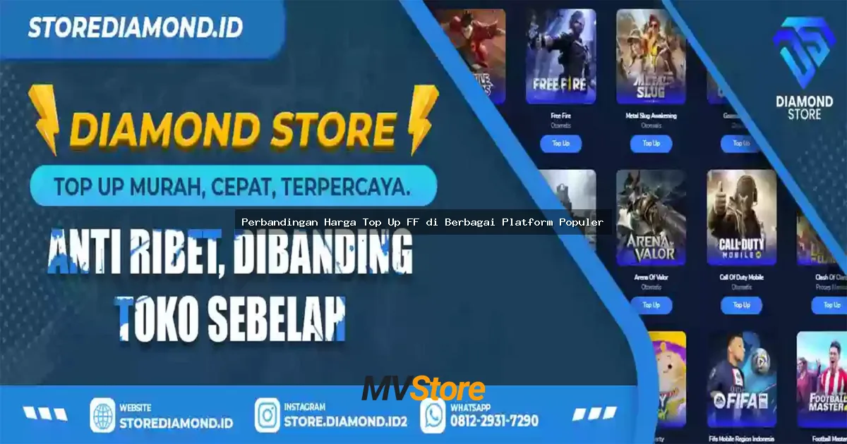 Perbandingan Harga Top Up FF di Berbagai Platform Populer