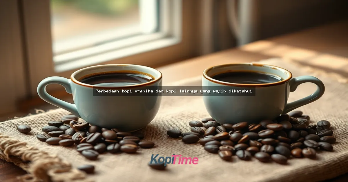 Perbedaan kopi Arabika dan kopi lainnya yang wajib diketahui