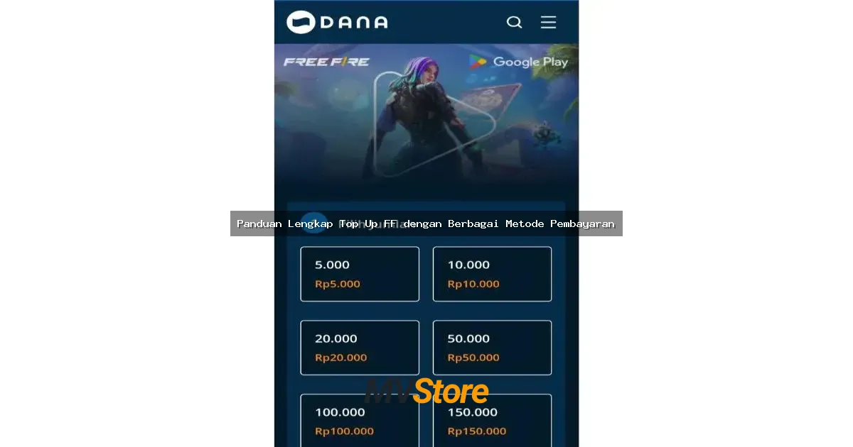 Panduan Lengkap Top Up FF dengan Berbagai Metode Pembayaran