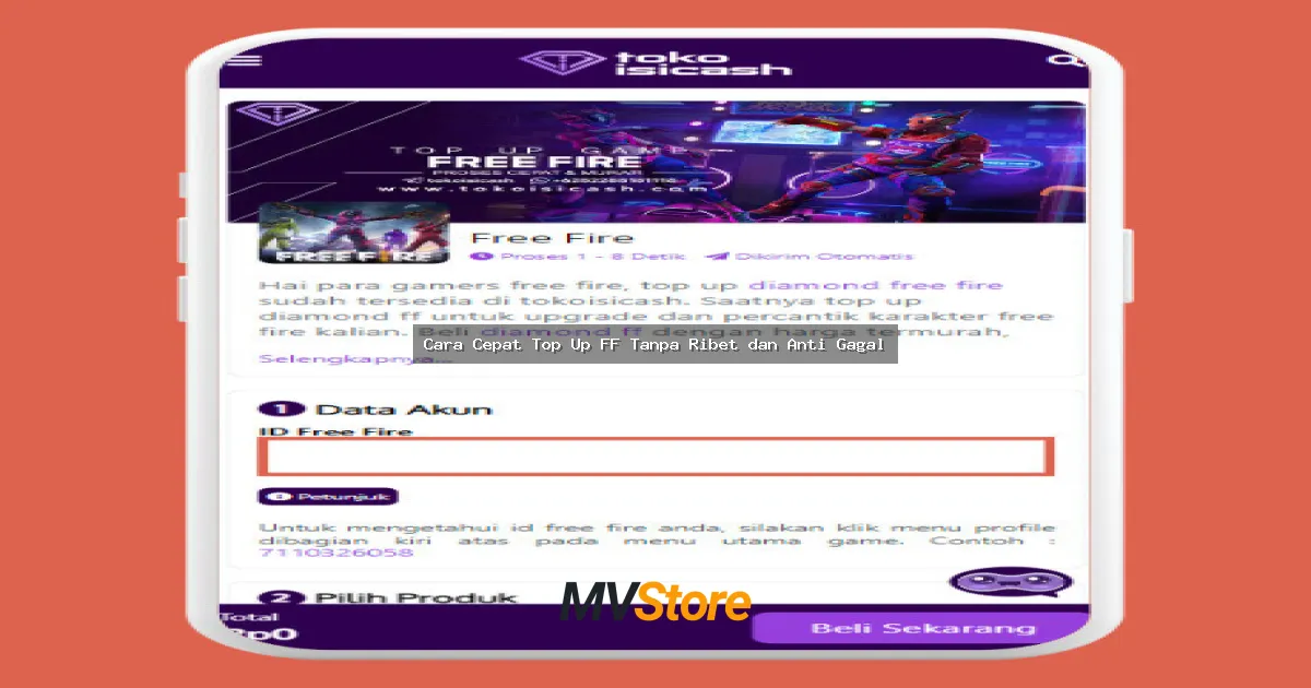 Cara Cepat Top Up FF Tanpa Ribet dan Anti Gagal