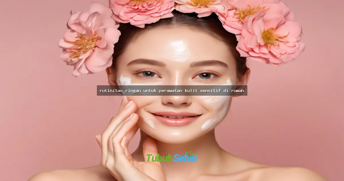 rutinitas ringan untuk perawatan kulit sensitif di rumah