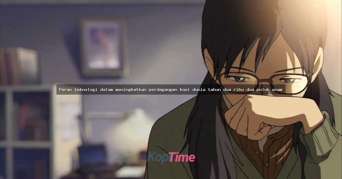 Peran teknologi dalam meningkatkan perdagangan kopi dunia tahun dua ribu dua puluh enam