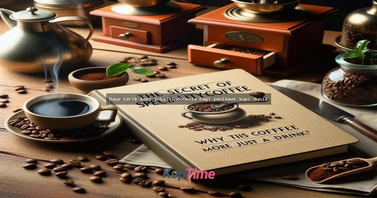 Daya tarik kopi lokal Indonesia bagi penikmat kopi dunia