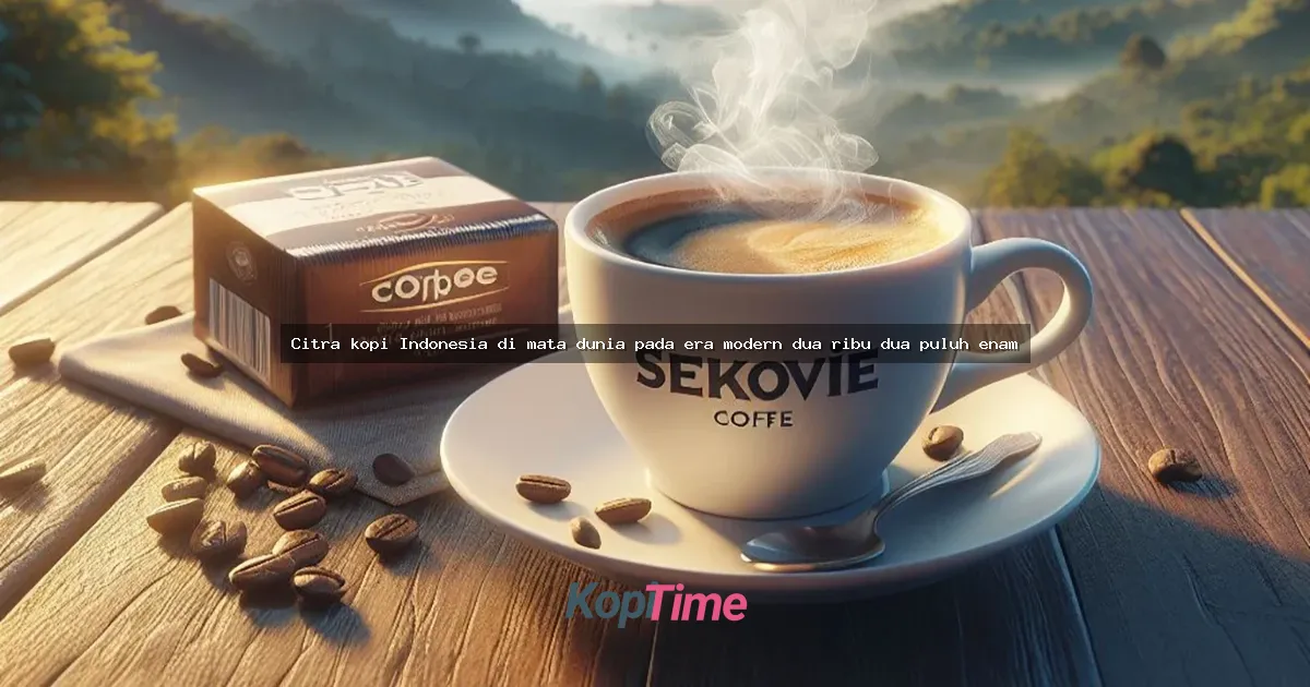 Citra kopi Indonesia di mata dunia pada era modern dua ribu dua puluh enam