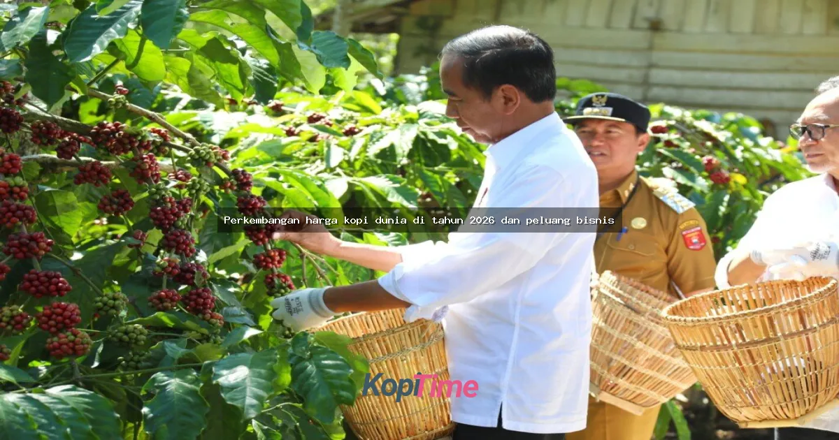 Perkembangan harga kopi dunia di tahun 2026 dan peluang bisnis