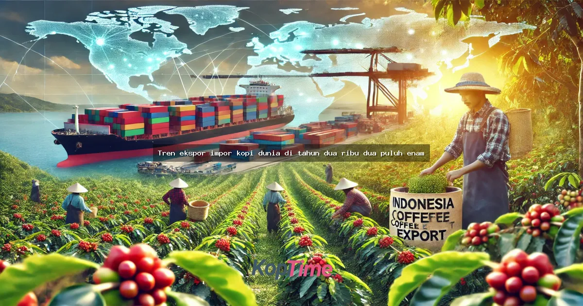 Tren ekspor impor kopi dunia di tahun dua ribu dua puluh enam