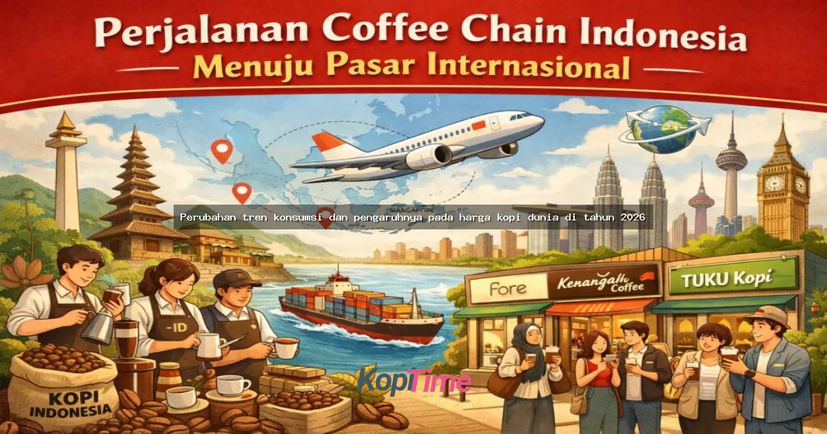 Perubahan tren konsumsi dan pengaruhnya pada harga kopi dunia di tahun 2026