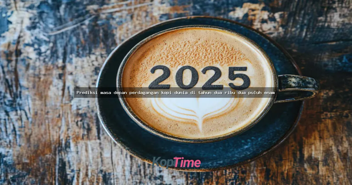 Prediksi masa depan perdagangan kopi dunia di tahun dua ribu dua puluh enam