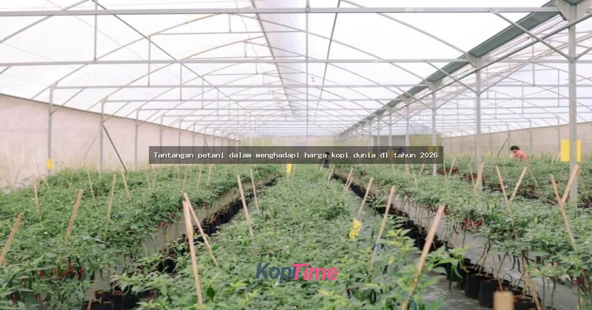 Tantangan petani dalam menghadapi harga kopi dunia di tahun 2026