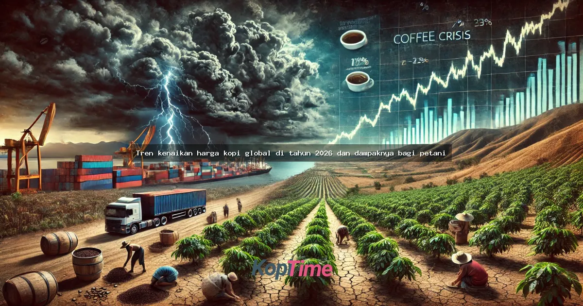 Tren kenaikan harga kopi global di tahun 2026 dan dampaknya bagi petani