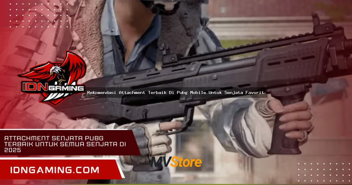 Rekomendasi Attachment Terbaik Di PUBG Mobile Untuk Senjata Favorit