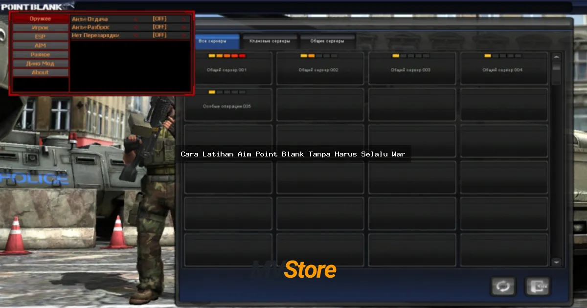Cara Latihan Aim Point Blank Tanpa Harus Selalu War