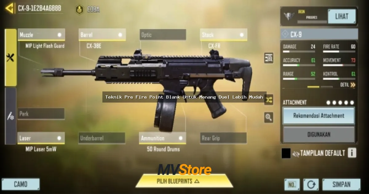 Teknik Pre Fire Point Blank Untuk Menang Duel Lebih Mudah