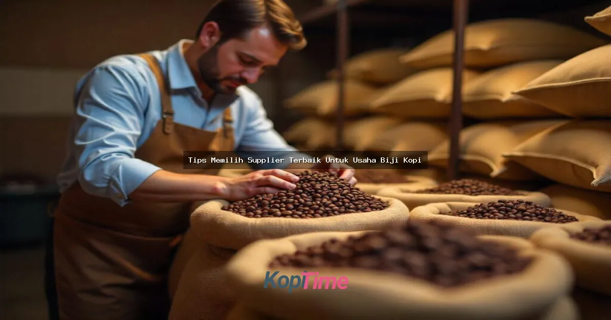 Tips Memilih Supplier Terbaik Untuk Usaha Biji Kopi