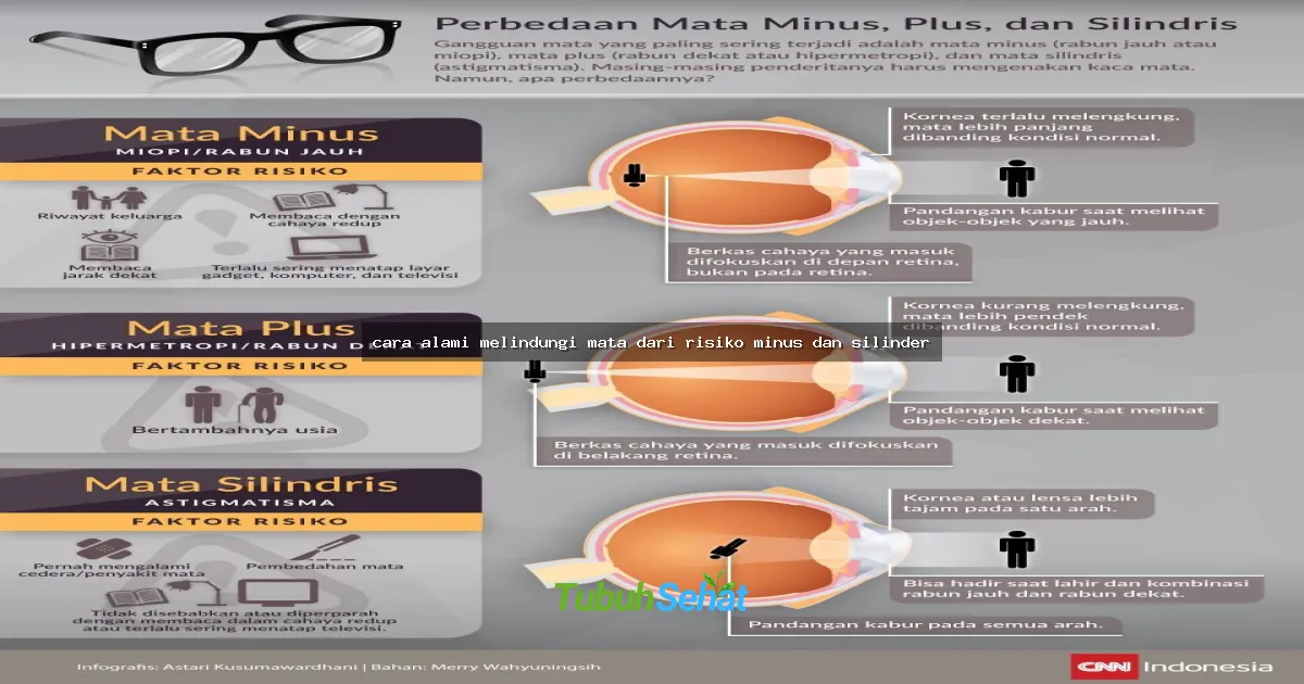 cara alami melindungi mata dari risiko minus dan silinder