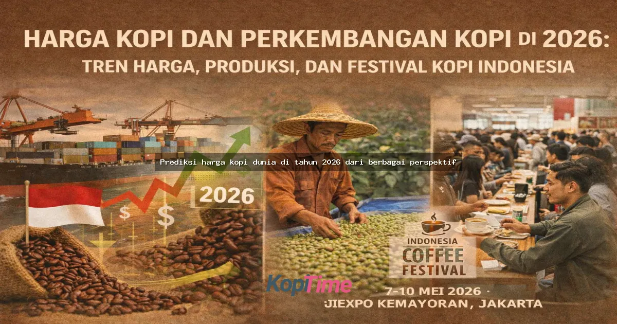 Prediksi harga kopi dunia di tahun 2026 dari berbagai perspektif