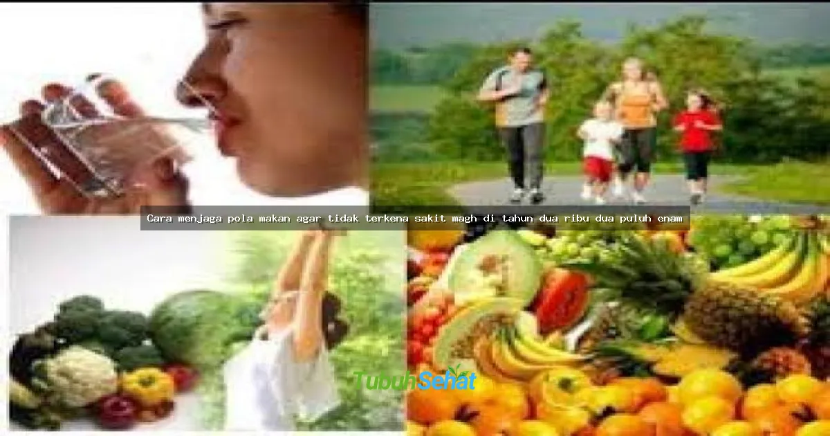 Cara menjaga pola makan agar tidak terkena sakit magh di tahun dua ribu dua puluh enam