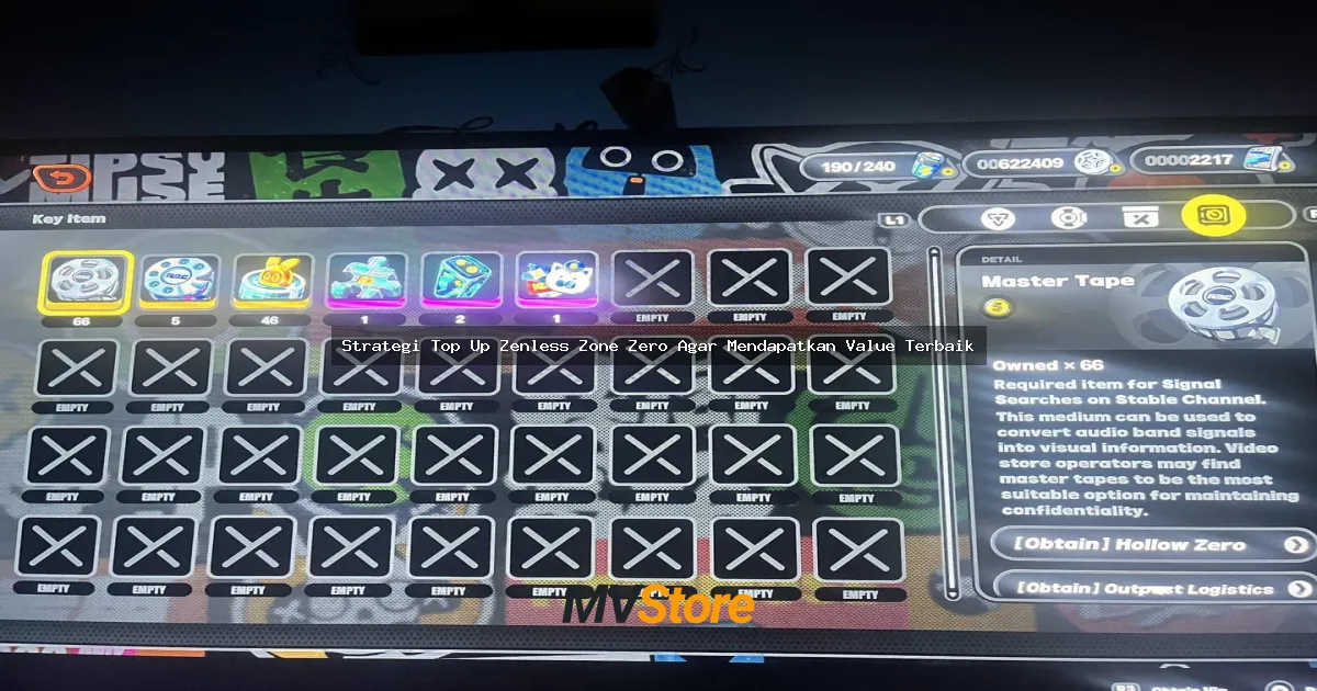 Strategi Top Up Zenless Zone Zero Agar Mendapatkan Value Terbaik