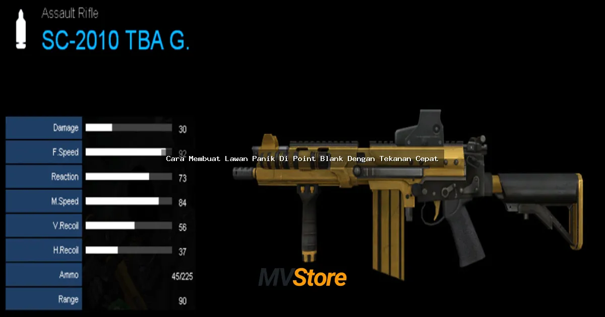 Cara Membuat Lawan Panik Di Point Blank Dengan Tekanan Cepat