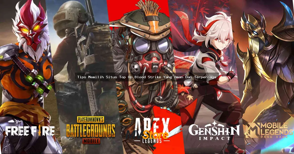 Tips Memilih Situs Top Up Blood Strike Yang Aman Dan Terpercaya