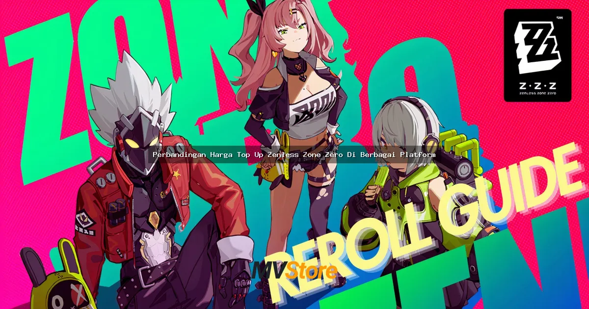 Perbandingan Harga Top Up Zenless Zone Zero Di Berbagai Platform: Mana yang Paling Worth It?