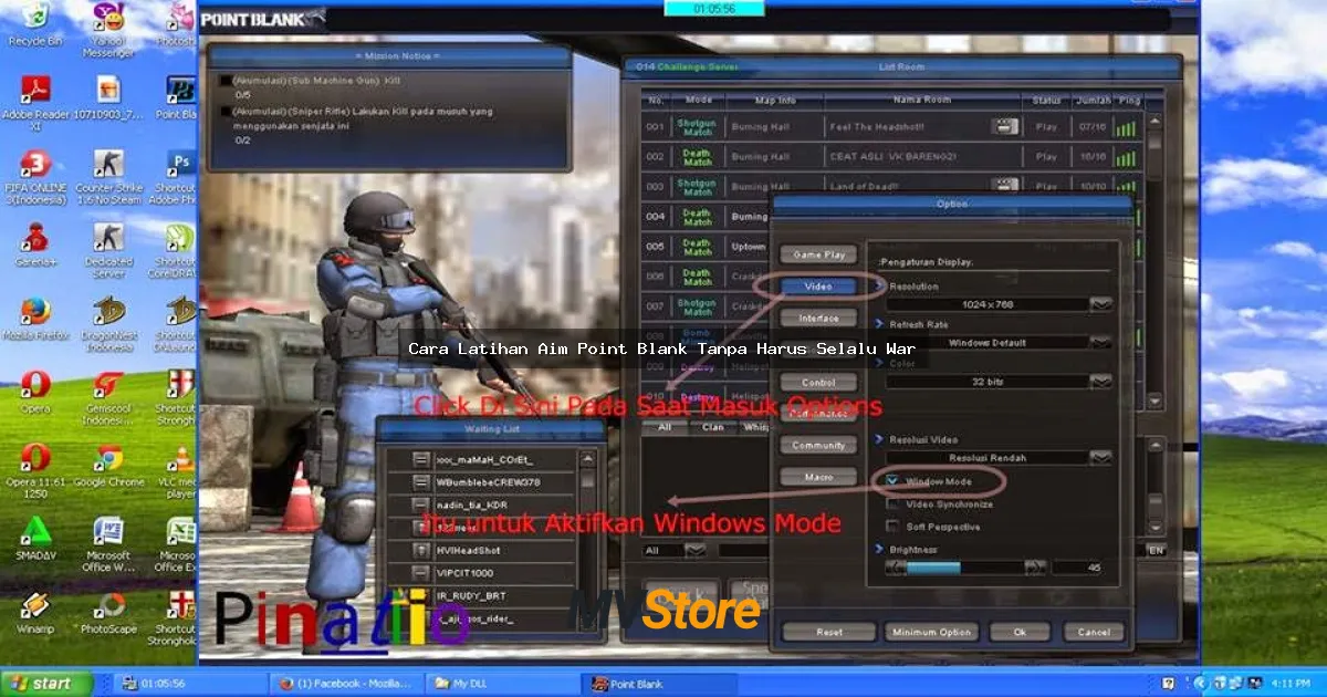 Cara Latihan Aim Point Blank Tanpa Harus Selalu War: Tips Ampuh Jadi Pro Player