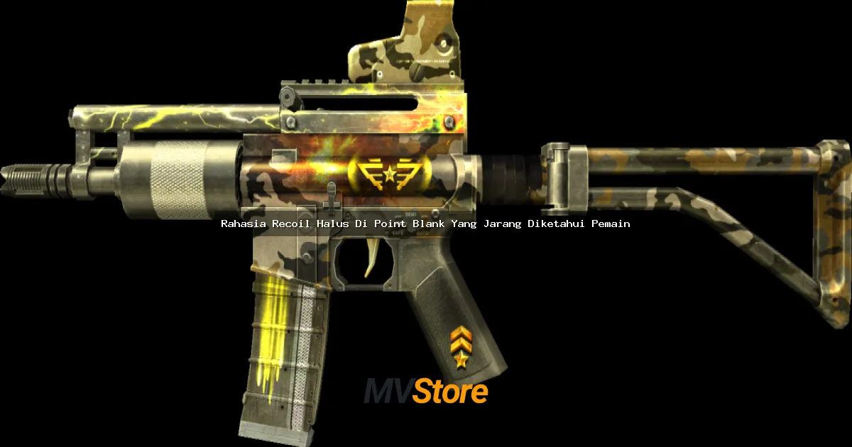 Rahasia Recoil Halus Di Point Blank Yang Jarang Diketahui Pemain