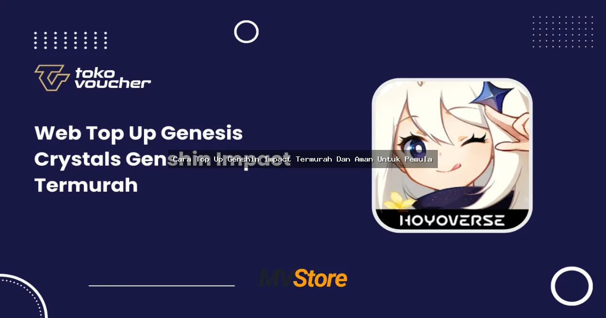 Cara Top Up Genshin Impact Termurah Dan Aman Untuk Pemula