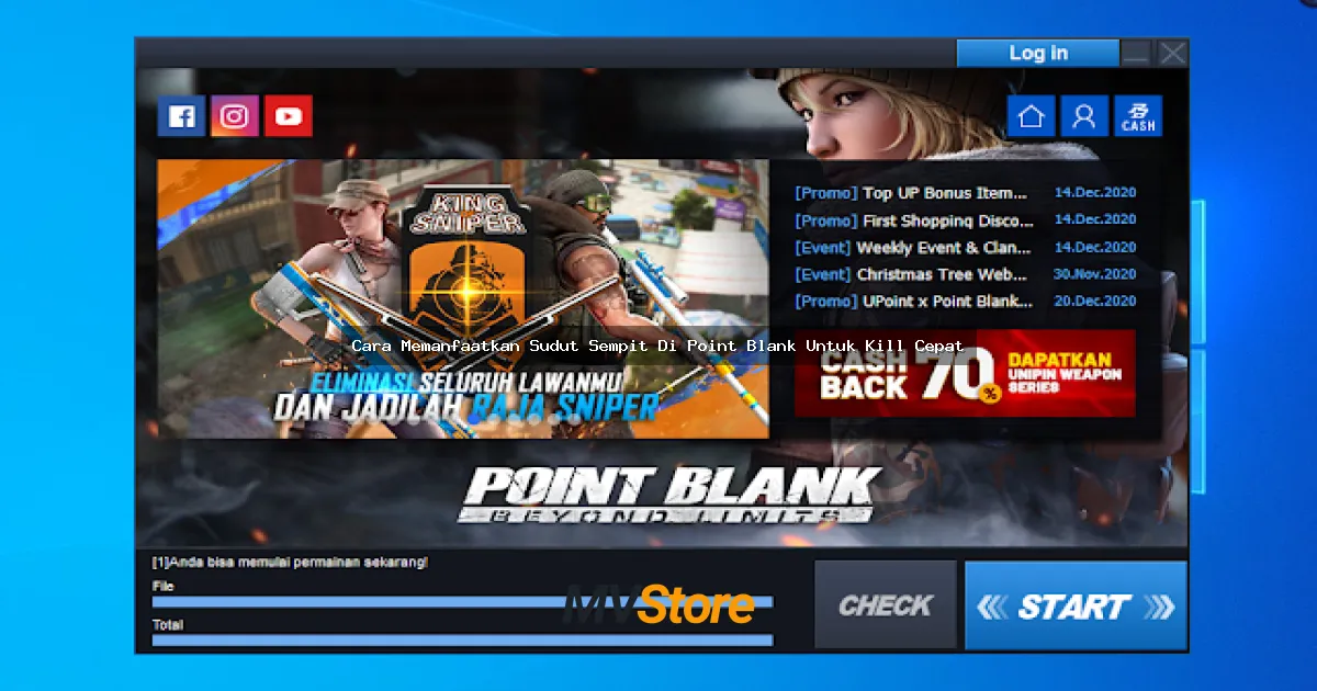 Cara Memanfaatkan Sudut Sempit Di Point Blank Untuk Kill Cepat: Tips Anti Mainstream!