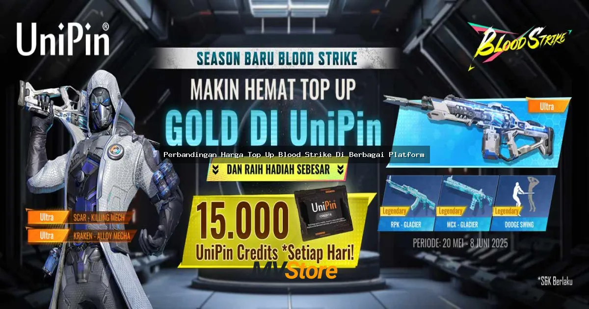 Perbandingan Harga Top Up Blood Strike Di Berbagai Platform: Mana yang Paling Worth It?