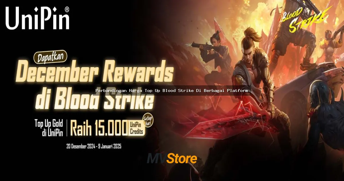 Perbandingan Harga Top Up Blood Strike Di Berbagai Platform: Mana Yang Paling Worth It Buat Gamers?