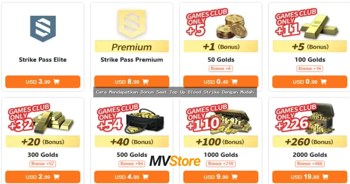 Cara Mendapatkan Bonus Saat Top Up Blood Strike Dengan Mudah: Tips Ampuh Buat Gamers