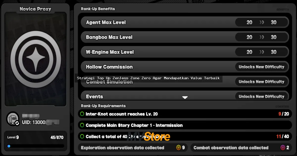 Strategi Top Up Zenless Zone Zero Agar Mendapatkan Value Terbaik