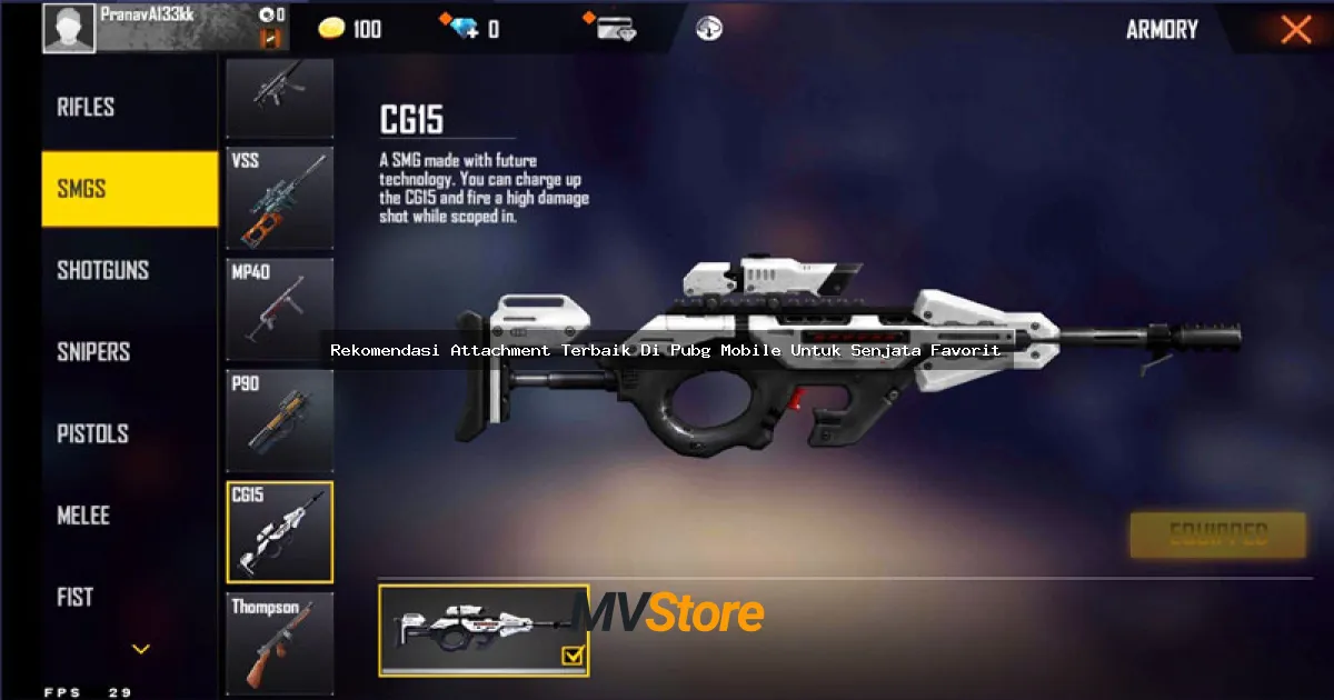 Rekomendasi Attachment Terbaik Di Pubg Mobile Untuk Senjata Favorit