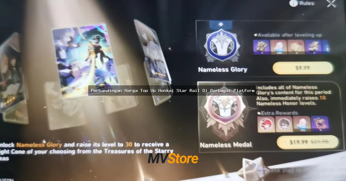 Perbandingan Harga Top Up Honkai Star Rail Di Berbagai Platform: Mana Yang Paling Worth It?