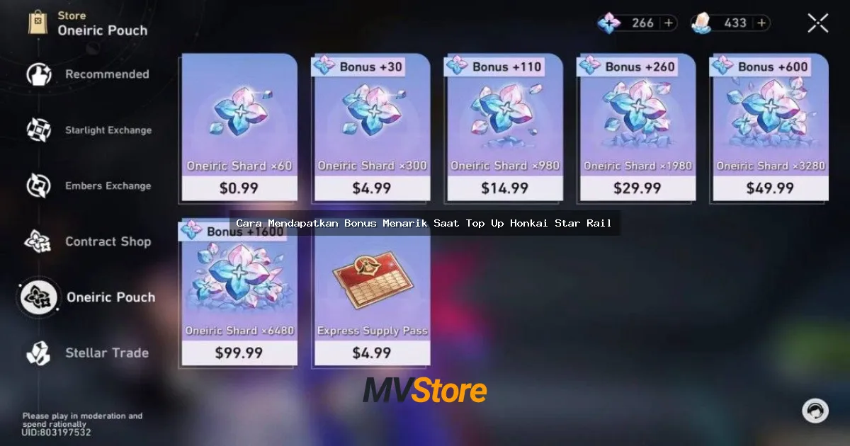 Cara Mendapatkan Bonus Menarik Saat Top Up Honkai Star Rail: Tips & Trik Jitu!