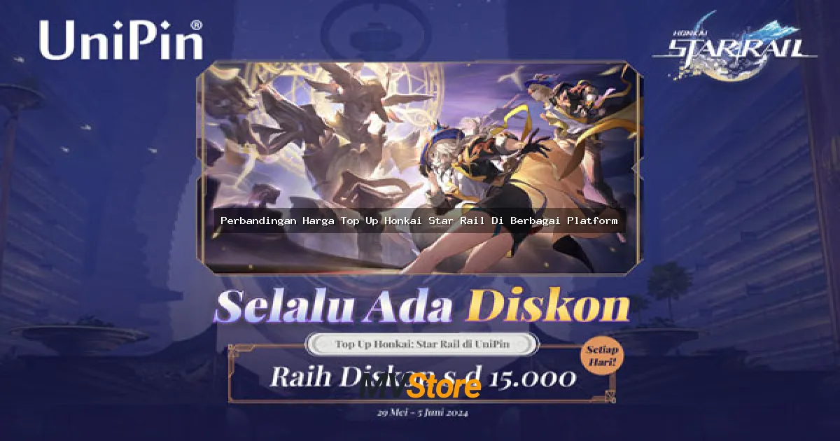Perbandingan Harga Top Up Honkai Star Rail Di Berbagai Platform