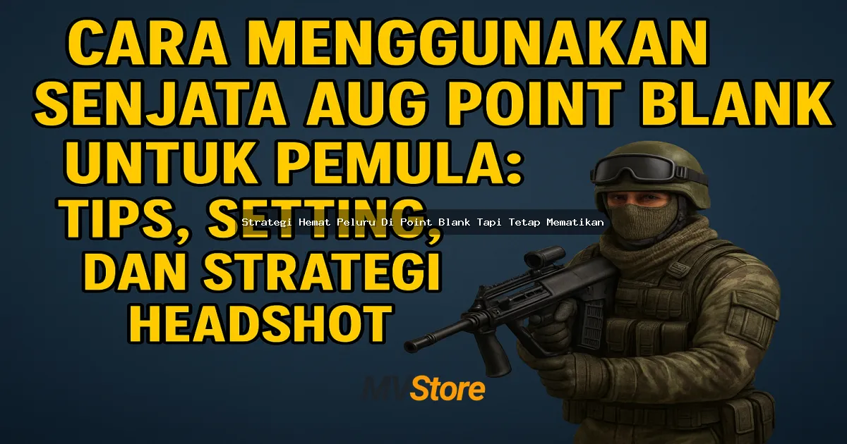 Strategi Hemat Peluru Di Point Blank Tapi Tetap Mematikan: Main Cerdas Biar Ga Bokek!
