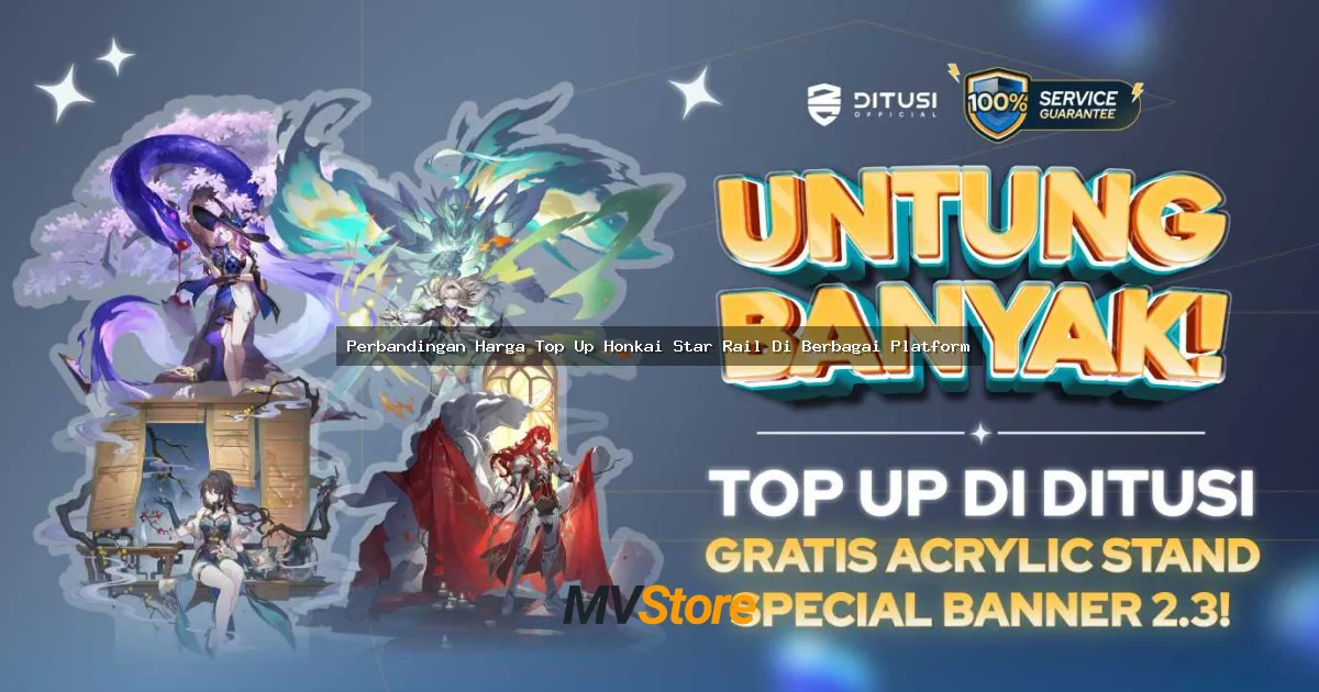 Perbandingan Harga Top Up Honkai Star Rail Di Berbagai Platform: Mana yang Paling Worth It?