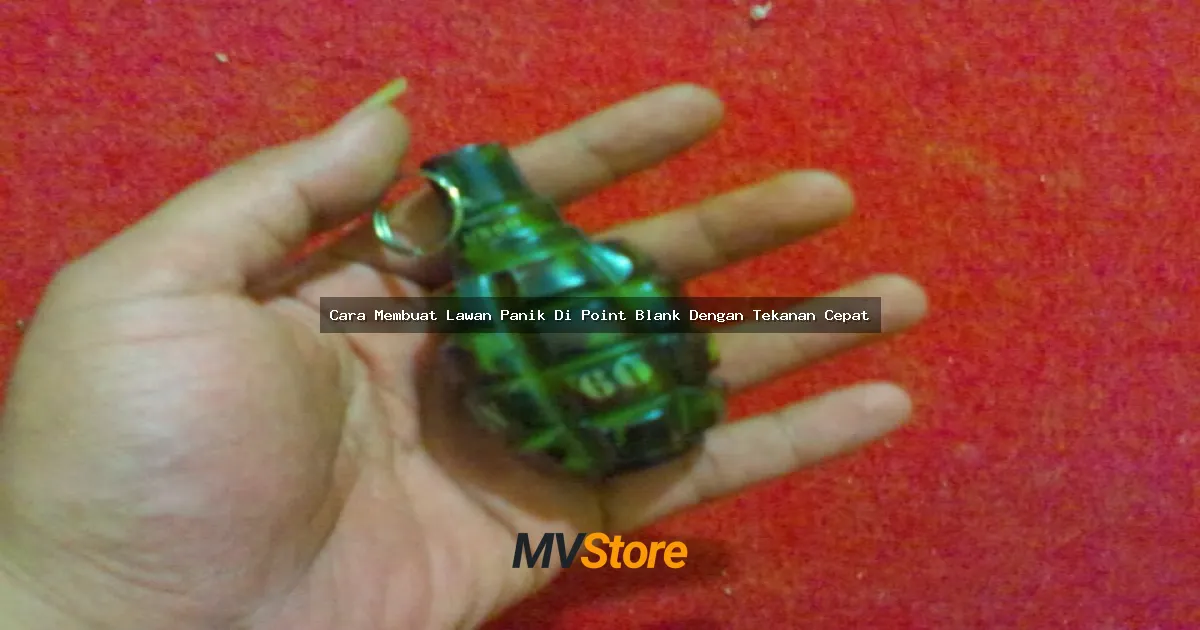 Cara Membuat Lawan Panik Di Point Blank Dengan Tekanan Cepat: Strategi Wajib Buat Naik Rank!