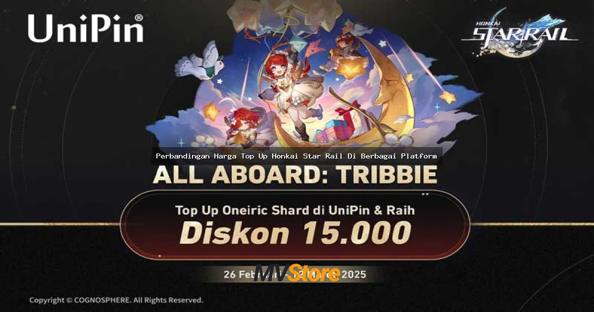 Perbandingan Harga Top Up Honkai Star Rail Di Berbagai Platform: Mana Yang Paling Worth It?