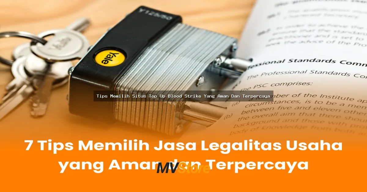 Tips Memilih Situs Top Up Blood Strike Yang Aman Dan Terpercaya