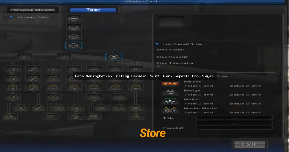 Cara Meningkatkan Insting Bermain Point Blank Seperti Pro Player
