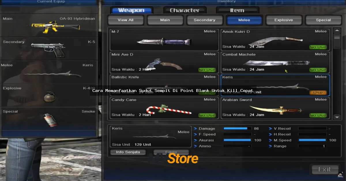 Cara Memanfaatkan Sudut Sempit Di Point Blank Untuk Kill Cepat: Teknik Rahasia Pro Player