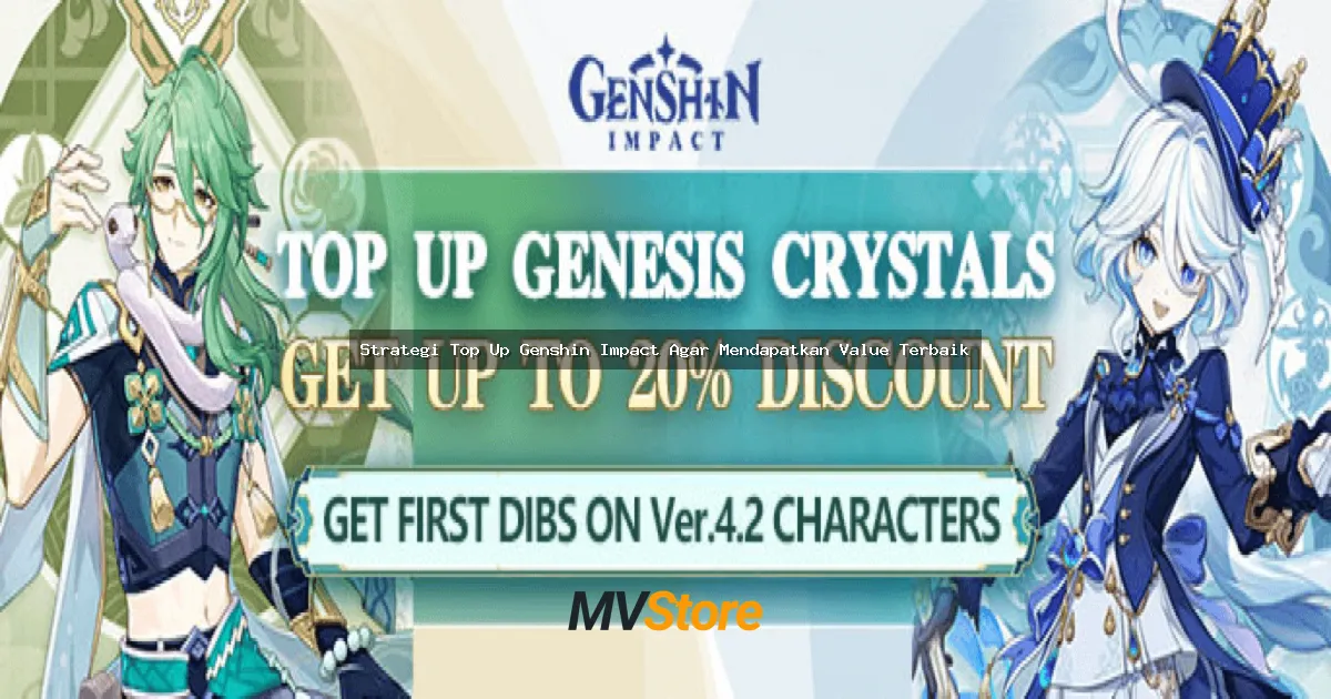 Strategi Top Up Genshin Impact Agar Mendapatkan Value Terbaik: Gacha Cerdas Ala Anak Jaksel